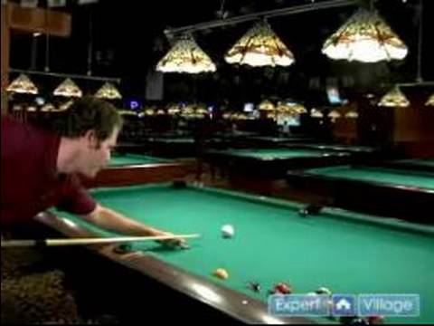 How to Play Pool : How to Make a Straight Cut Shot in Pool