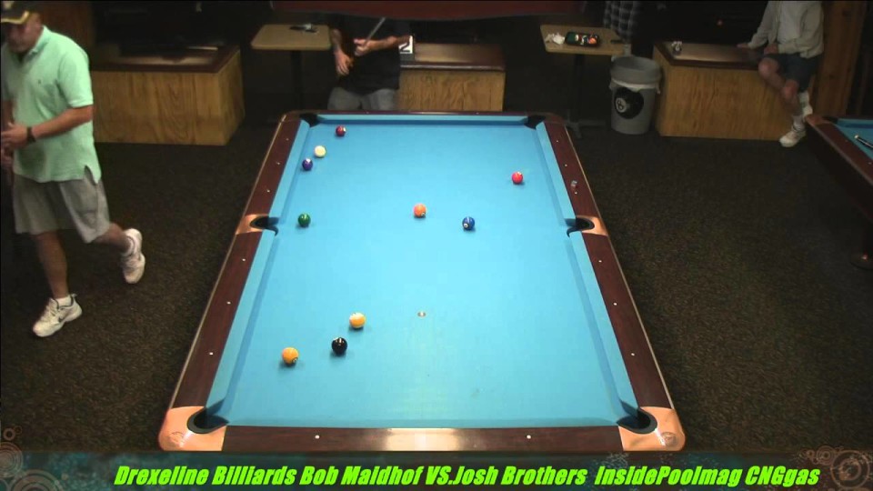 Bob Maidhof VS  Josh Brothers Semi Finals  Drexeline Billiards 2013