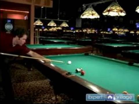How to Play Pool : How to Make a Kick Rail Shot in Pool