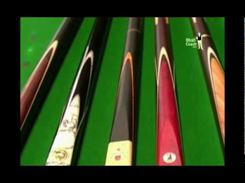 Selecting a cue for pool or snooker