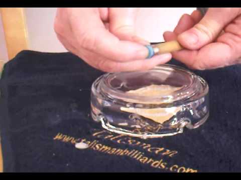 snooker tips # how to replace a snooker cue tip