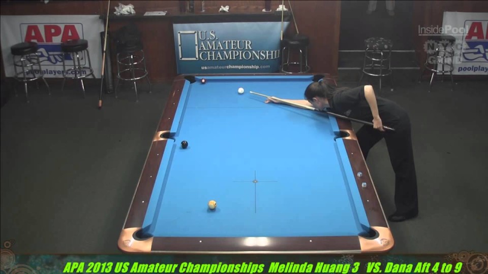 2013 APA US Amateur Championship Ladies Final Melinda Huang VS  Dana Aft