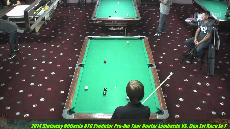 Hunter Lombardo VS  Zion Zvi Predator Pro Am Tour Steinway Billiards