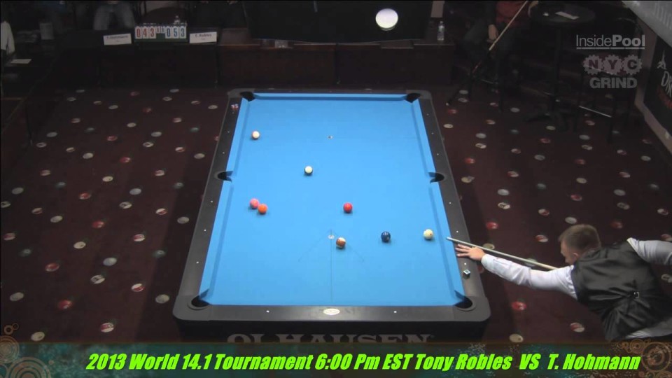 Tony Robles VS Thorston Hohmann 2013 World 14.1