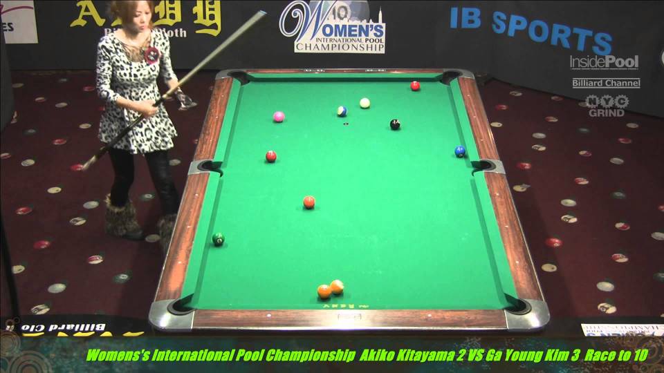 Women’s International Pool Championships Akiko Kittyama VS Ga Young Kim