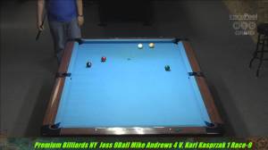 Mike Andrews Vs Karl Kasprzak at Premium Billiards NY Joss Tour