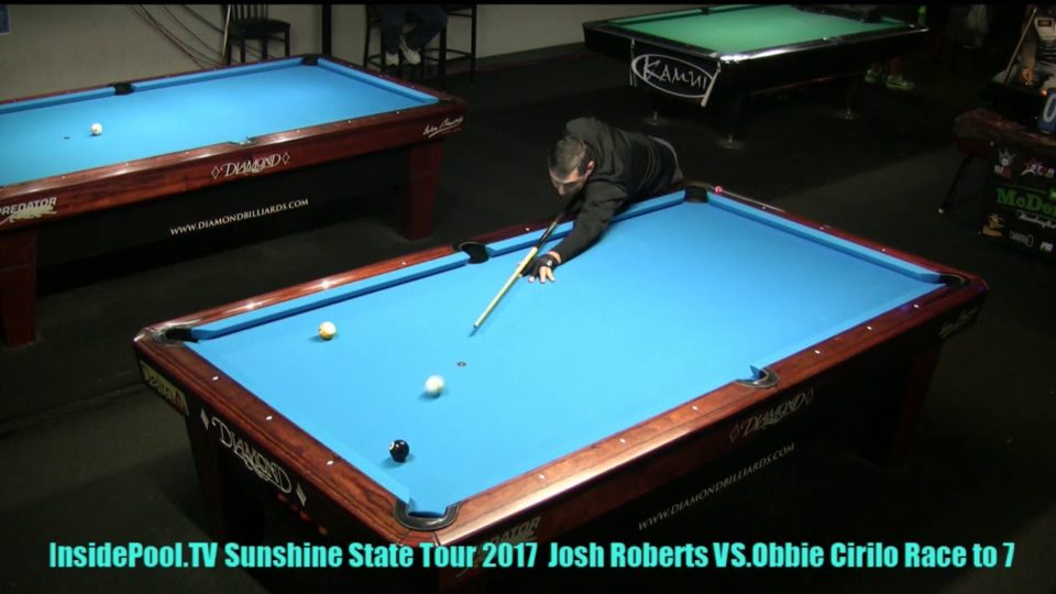 Josh Roberts VS  Obie Cirillo 2018 Sunshine State Tour at Park Ave  Billiards, FL