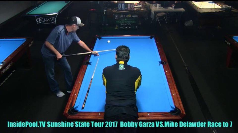 Mike Delwader VS  Bobby Garza 2018 Sunshine State Tour at Park Ave  Billiards, FL