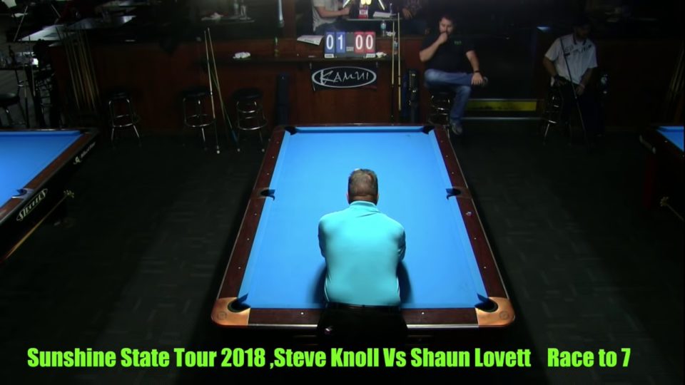 Steve Knoll Vs  Shaun Lovett 2018 Sunshine State Pro AM 9 Ball