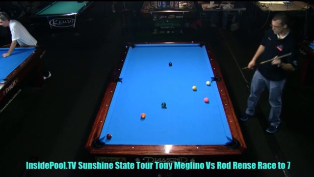 Tony Meglino VS  Rod Rense  2018 Sunshine State Tour at Park Avenue Billiards, FL