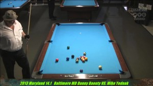 Danny Barouty v Mike Yednak MD 14.1 Straight Pool Championships