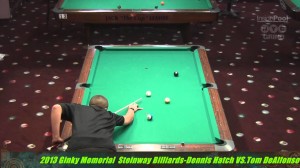 Dennis Hatch  VS  Tom DeAlfonso 2013 Ginky Memorial 10 Ball