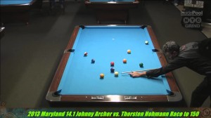 Maryland 14.1 Championship 2013 Thorsten Hohmann VS. Johnny Archer Finals