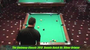 Oliver Ortman VS. Dennis Hatch 2013 Steinway Classic part 3 InsidePoolmag NYCgrind