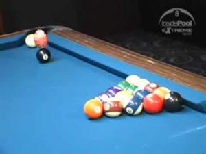 Pool Trick Shot Off the Hook