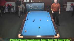 2013 APA US Amateur Championship Anthony Bossie VS Johnny Griffin