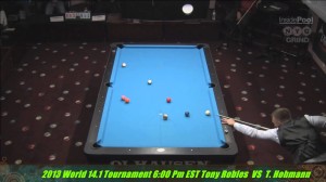 Tony Robles VS Thorston Hohmann 2013 World 14.1