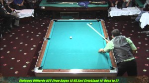 Efren Reyes VS  Earl Strickland The Battle of Legends at Steinway Billiards 9 Ball Part 2