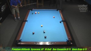 Syracuse 10 Ball Open 2014 Semi Finals Dave Grau Vs. Ron Casanzio