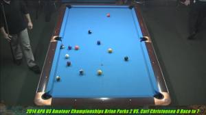 2014 APA US Amateur Championships Brian Parks VS Carl Christiansen