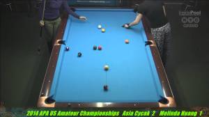 2014 APA US Amateur Championships Asia Cycak vs Melinda Huang