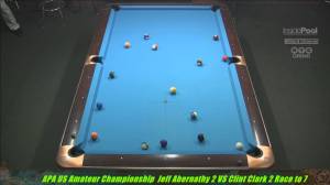 2014 APA US Amateur Championshps Jeff Abernathy VS  Clint Clark