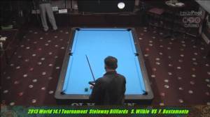 2013 World 14.1 Fransisco Bustamante VS  Shaun Wilkie