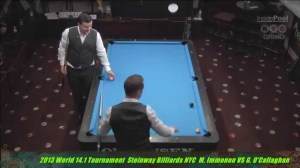 World 14.1 Mika Immonen VS Gary O’Callaghan